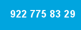922 775 83 29